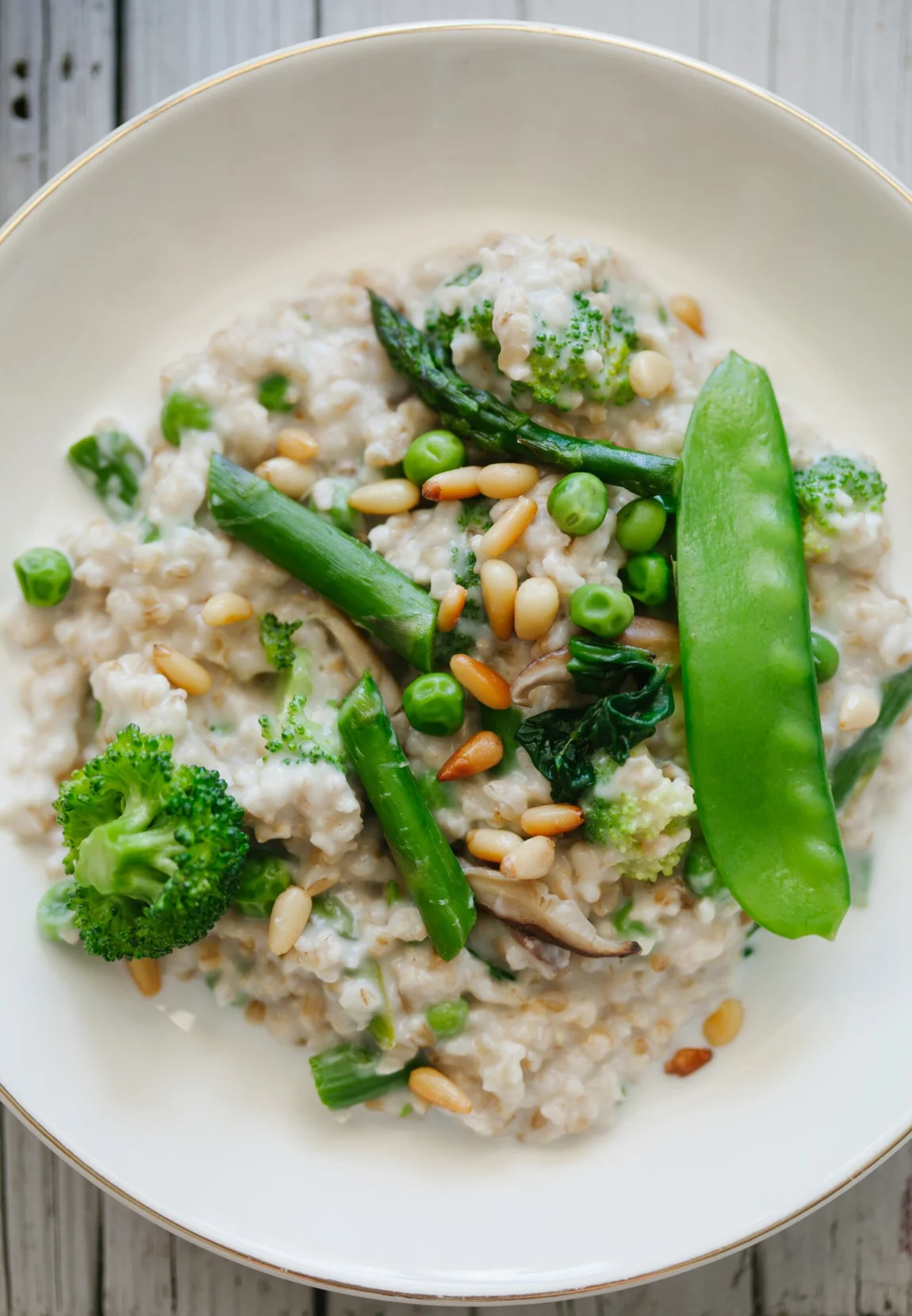 Creamy Spring Steel Cut Oats - Golubka Kitchen3