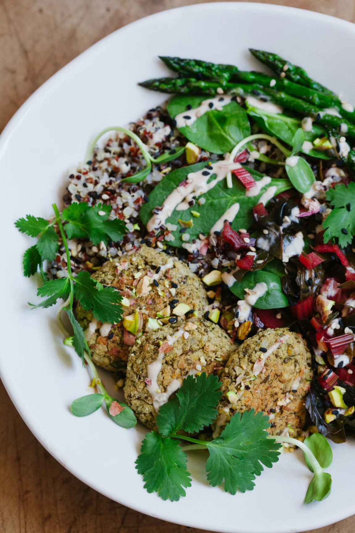 Mung Bean Falafel Bowl - Golubka Kitchen3
