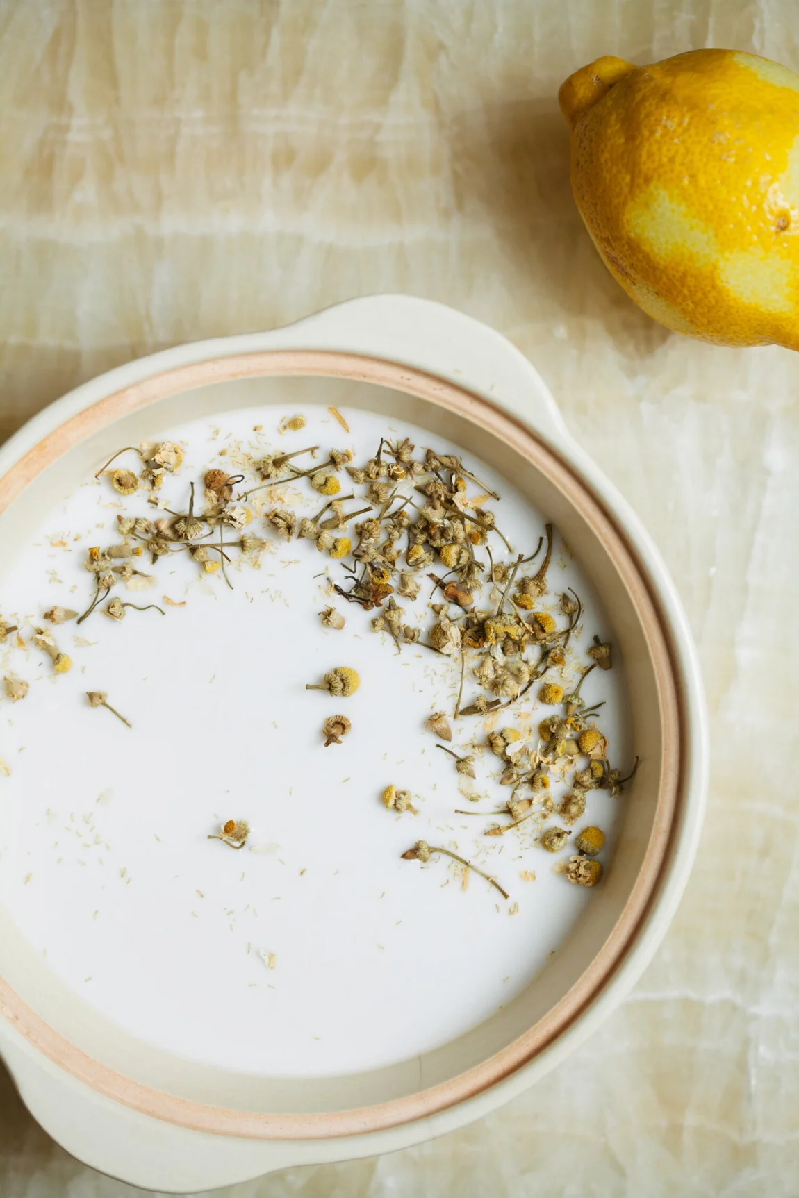 Chamomile Honey-Lemon Ice Cream | Golubka Kitchen