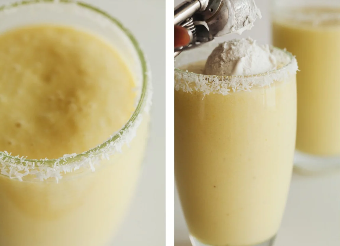 Piña Colada Milkshake | Golubka Kitchen
