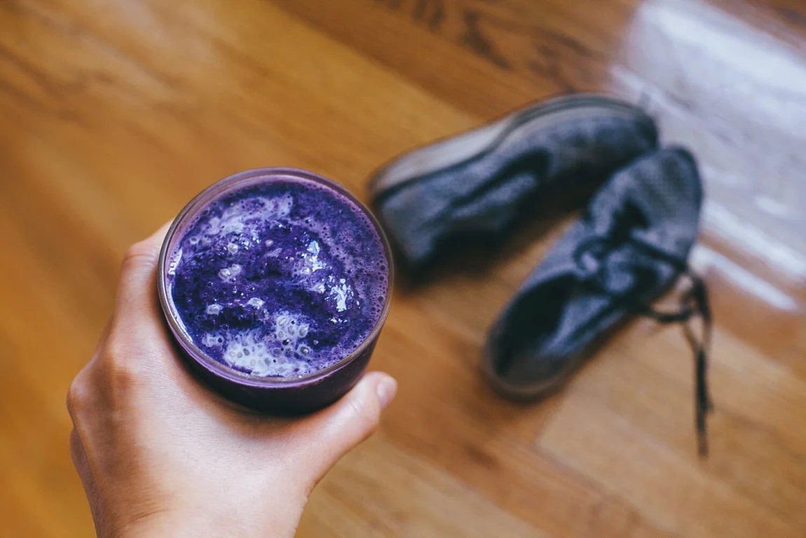 Blueberry, Chia and Ginger Post-Workout Smoothie | Golubka Kitchen