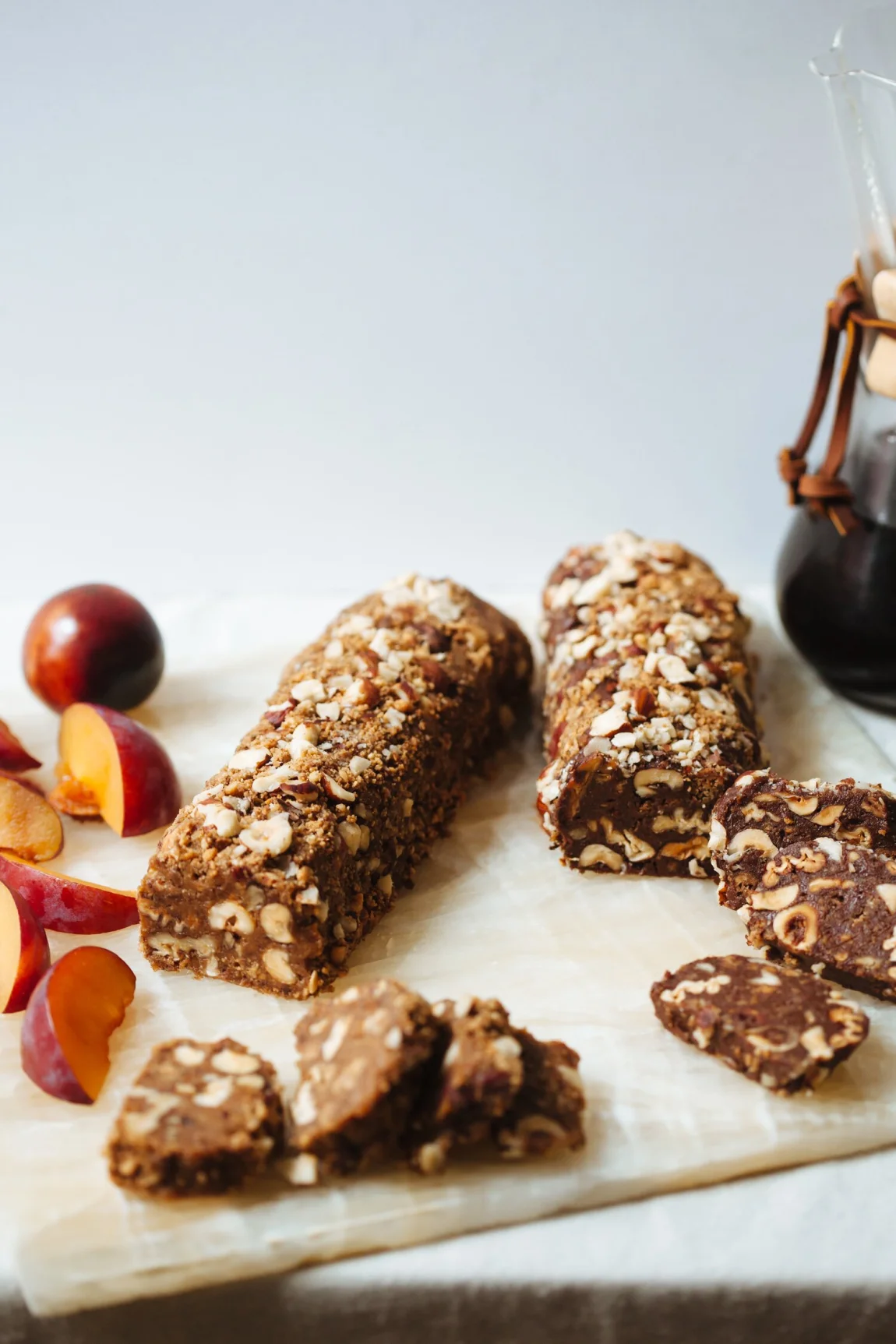 Vegan Sweet Potato Caramel Nougat | Golubka Kitchen