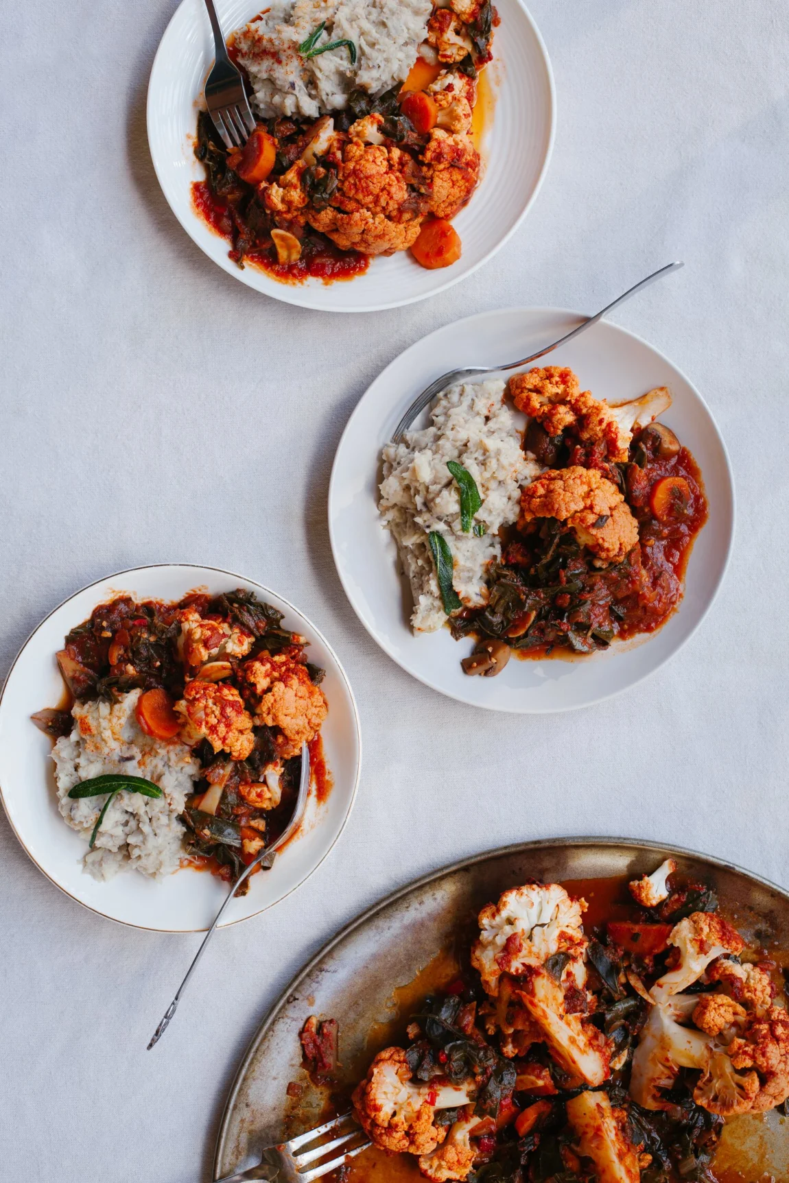 Whole Braised Holiday Cauliflower | Golubka Kitchen