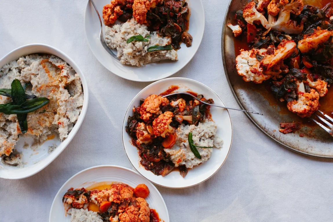 Celeriac Parsnip Mash with Crispy Sage | Golubka Kitchen