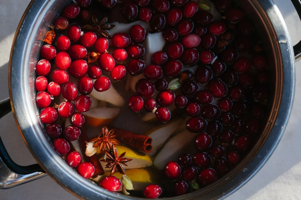 Pear Cranberry Chai | Golubka Kitchen
