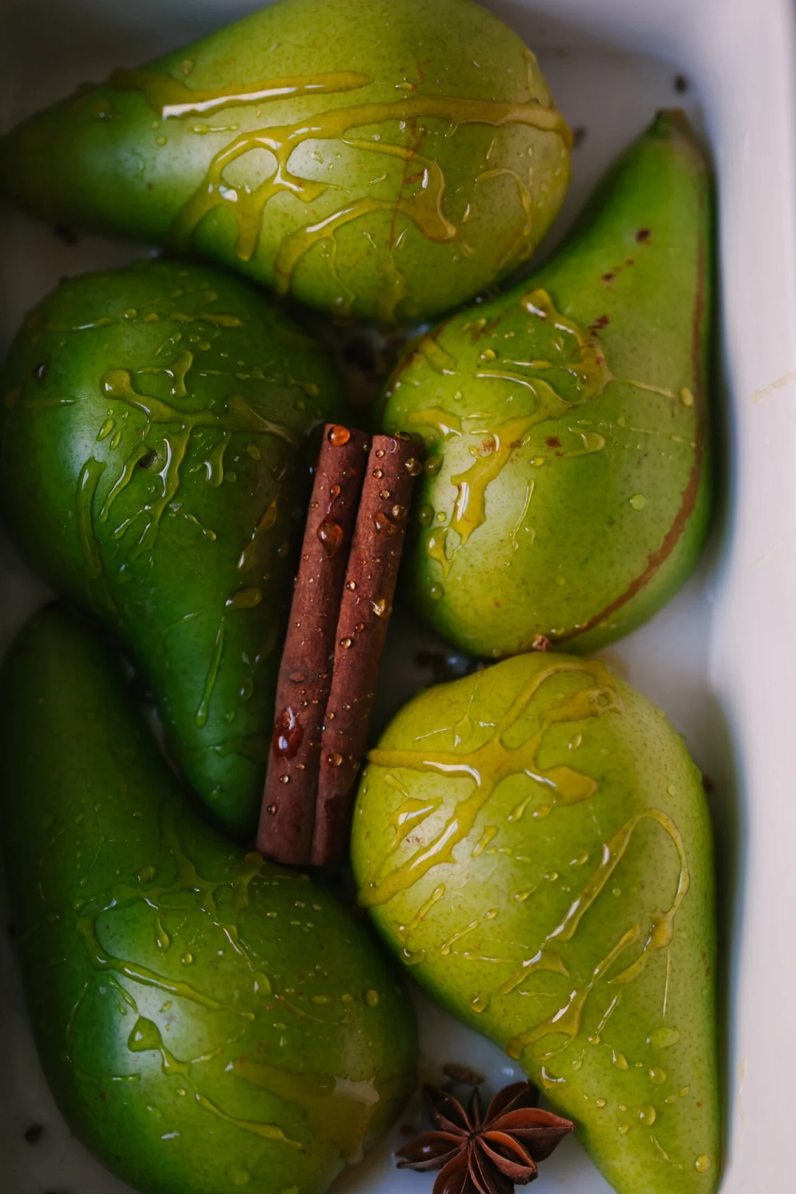 Honey-Roasted Pears with Vanilla Cashew Cream | Golubka Kitchen