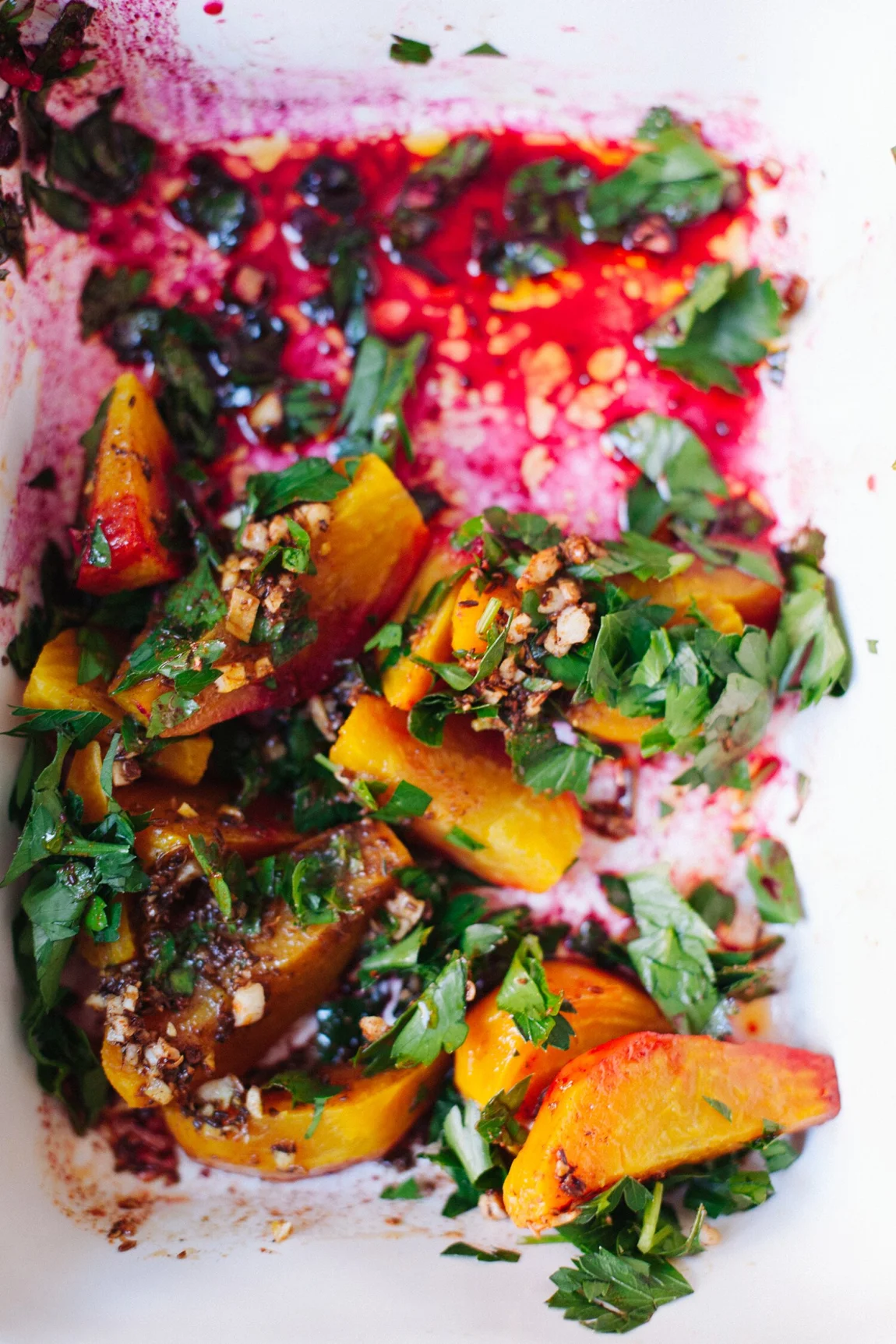 Kale Salad with Marinated Beets, Lentils and Almond Cheese | Golubka Kitchen