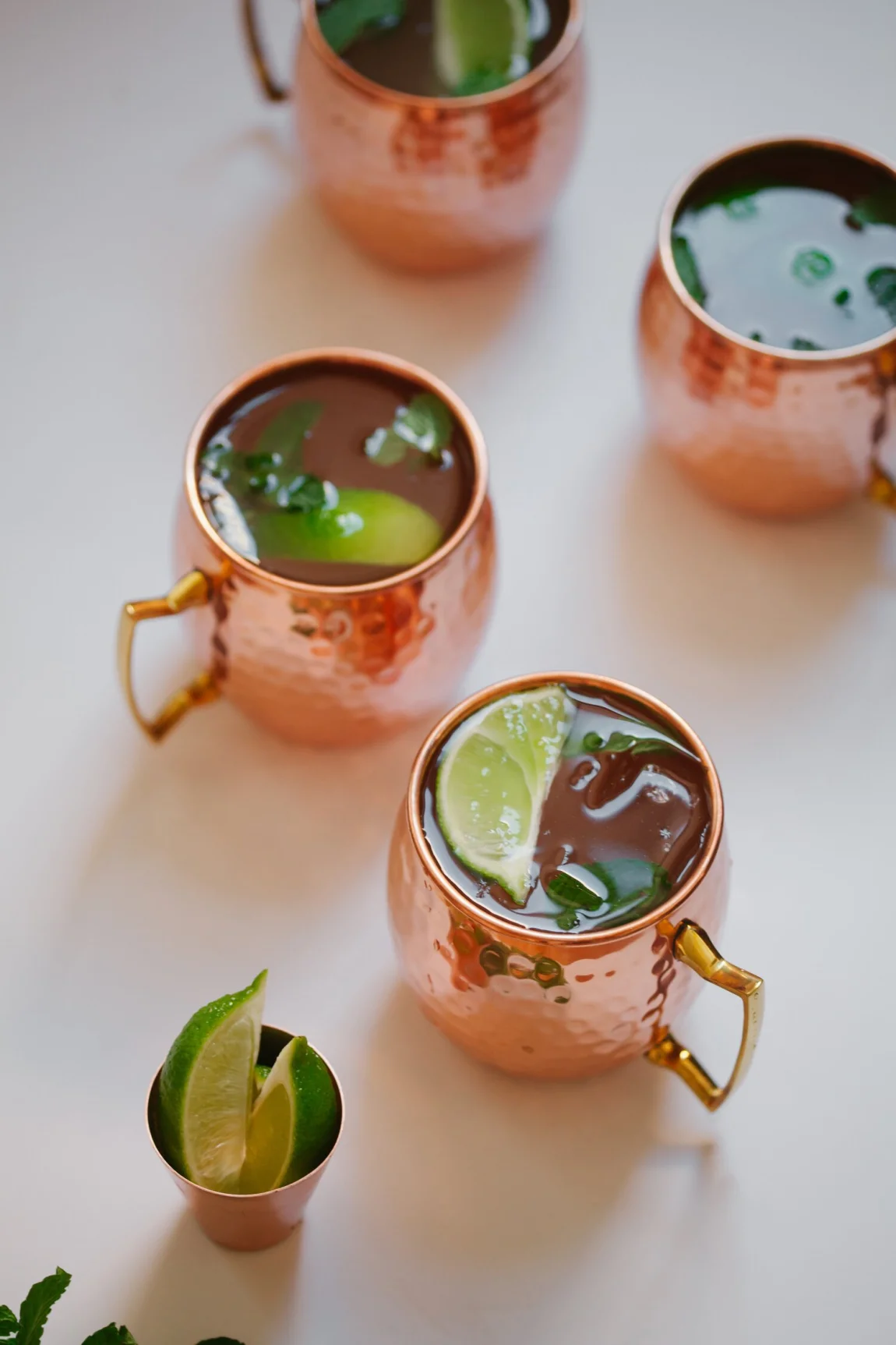 Spiced Kombucha Moscow Mules | Golubka Kitchen