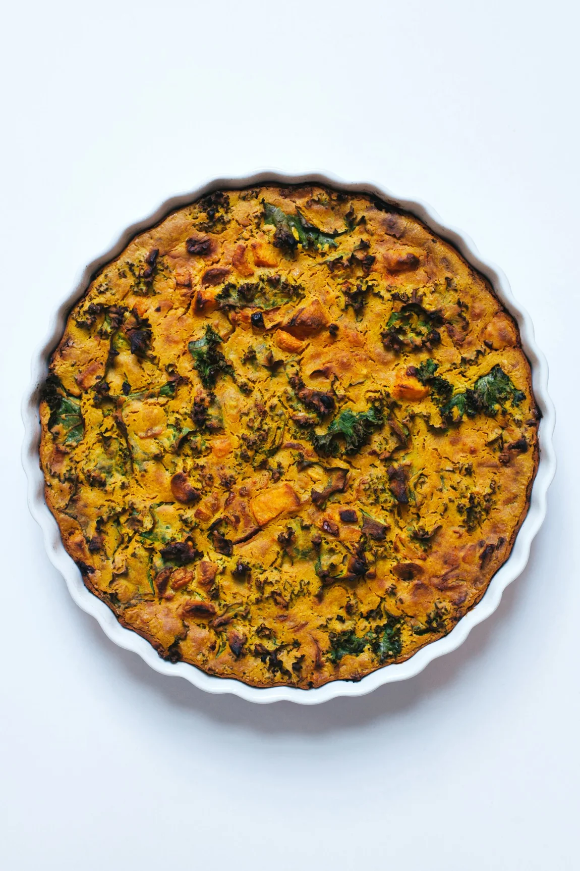 Root Vegetabe Chickpea Flour Quiche | Golubka Kitchen