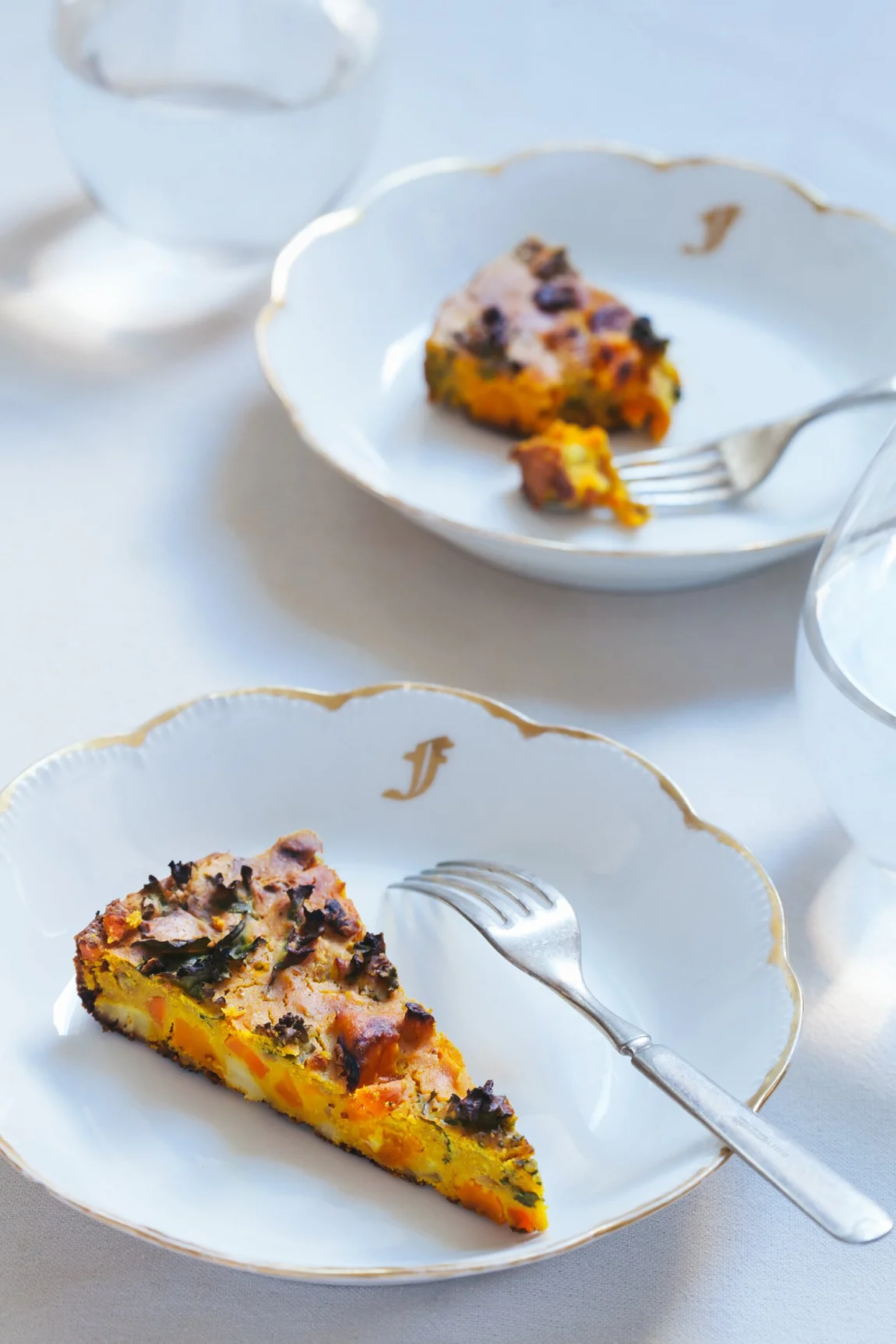 Root Vegetabe Chickpea Flour Quiche | Golubka Kitchen