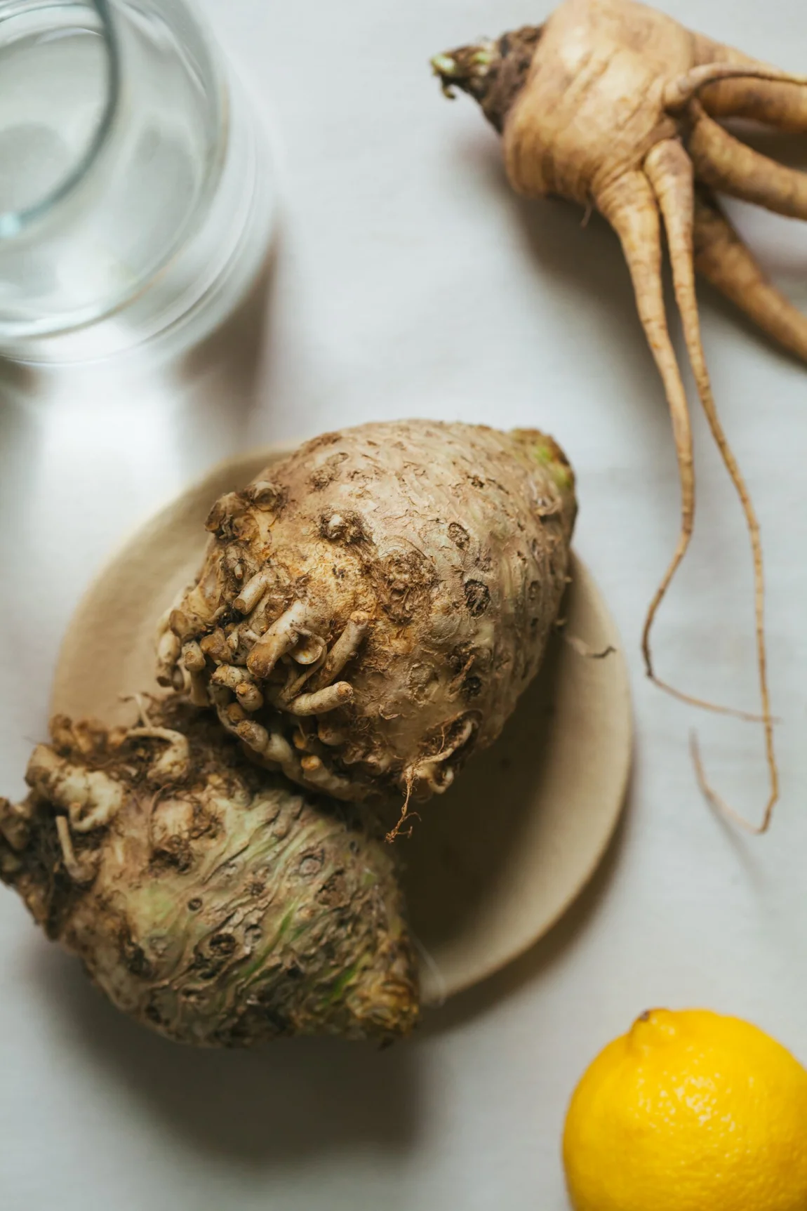 Winter Root and Fennel Soup with Greens Caramelized Cauliflower | Golubka Kitchen