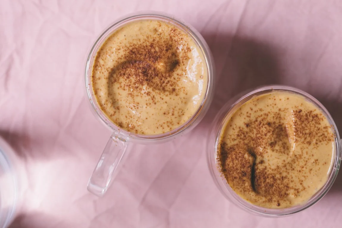 Quick Persimmon 'Eggnog' | Golubka Kitchen