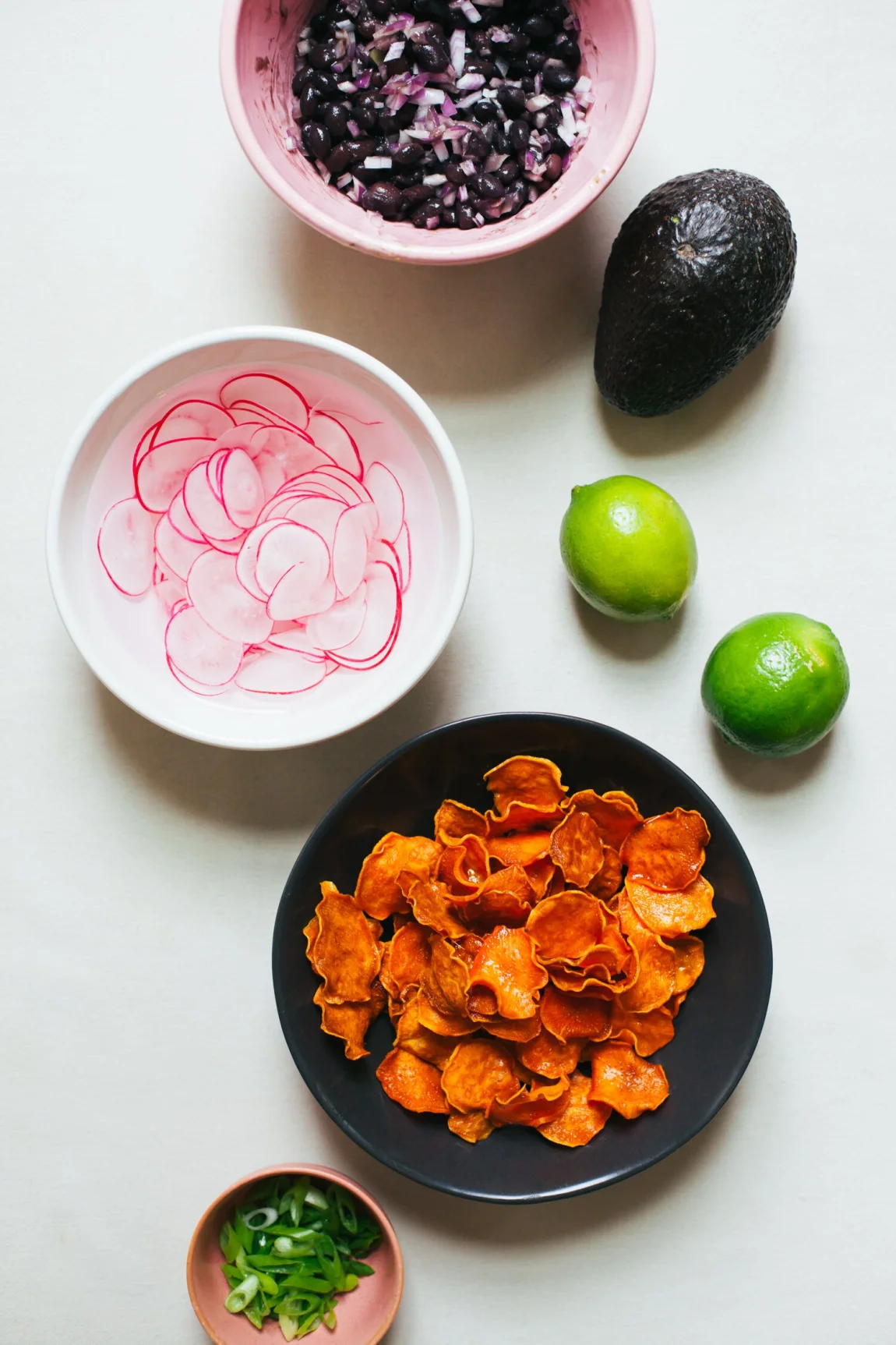 Sweet Potato Nachos with Cheesy Chipotle Sauce and All the Fixings | Golubka Kitchen