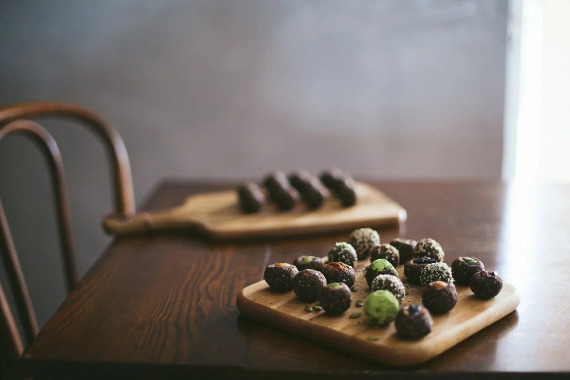 Sweet and Savory Energy Bites, What to Do with Leftover Nut Milk Pulp - Golubka Kitchen