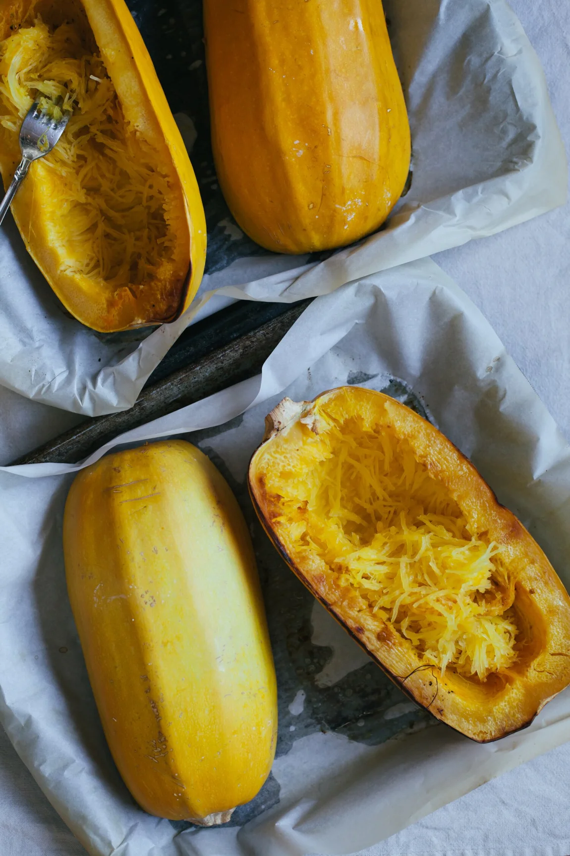 Spaghetti Squash Mung Bean Lasagna - Golubka Kitchen