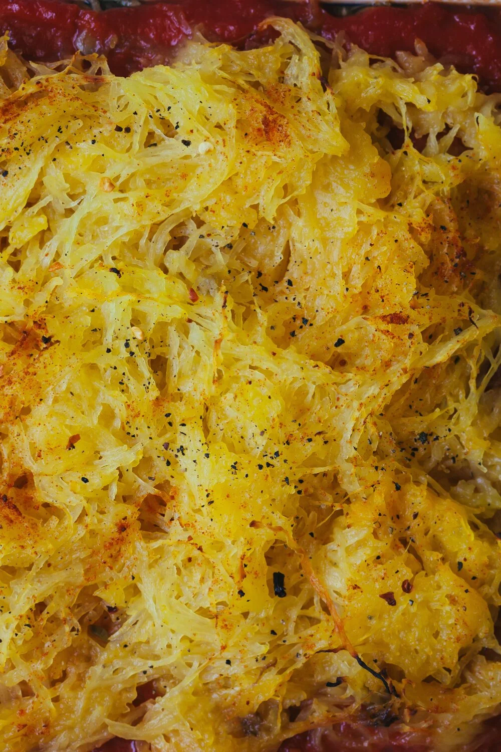 Spaghetti Squash Mung Bean Lasagna - Golubka Kitchen