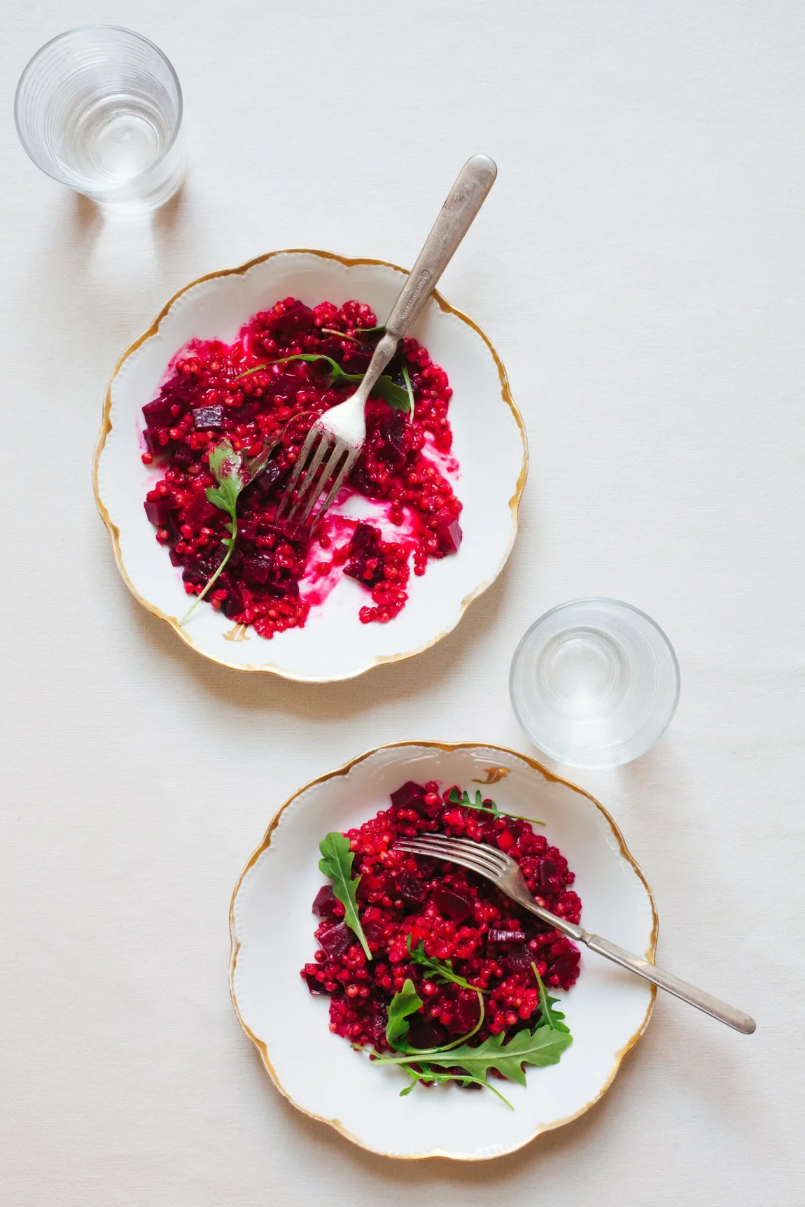 Sorghum Beet Risotto - Golubka Kitchen