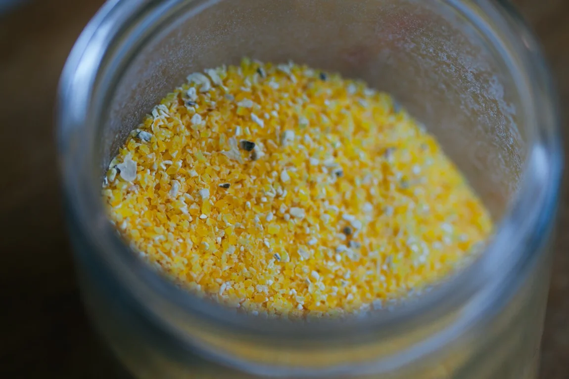 Upside Down Citrus Polenta Cake - Golubka Kitchen