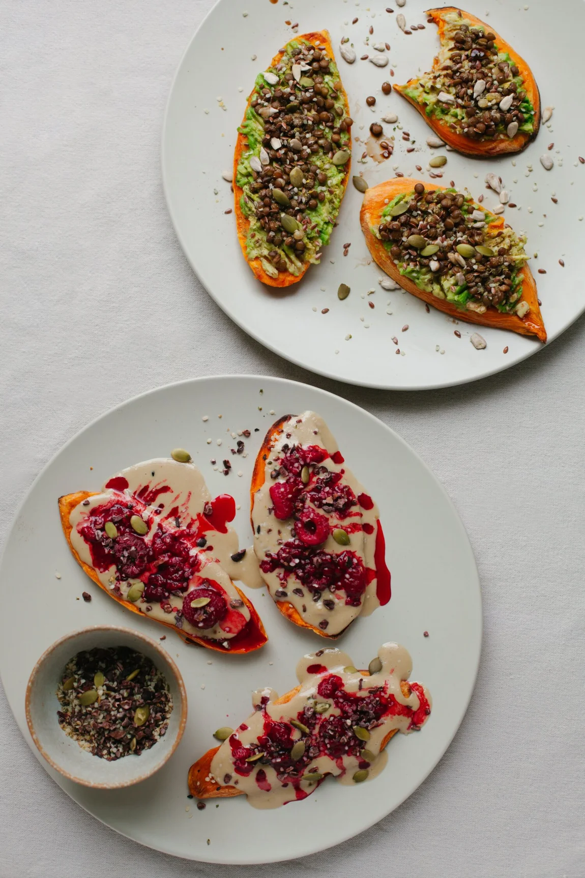 Sweet Potato Toast, Two Ways - Golubka Kitchen