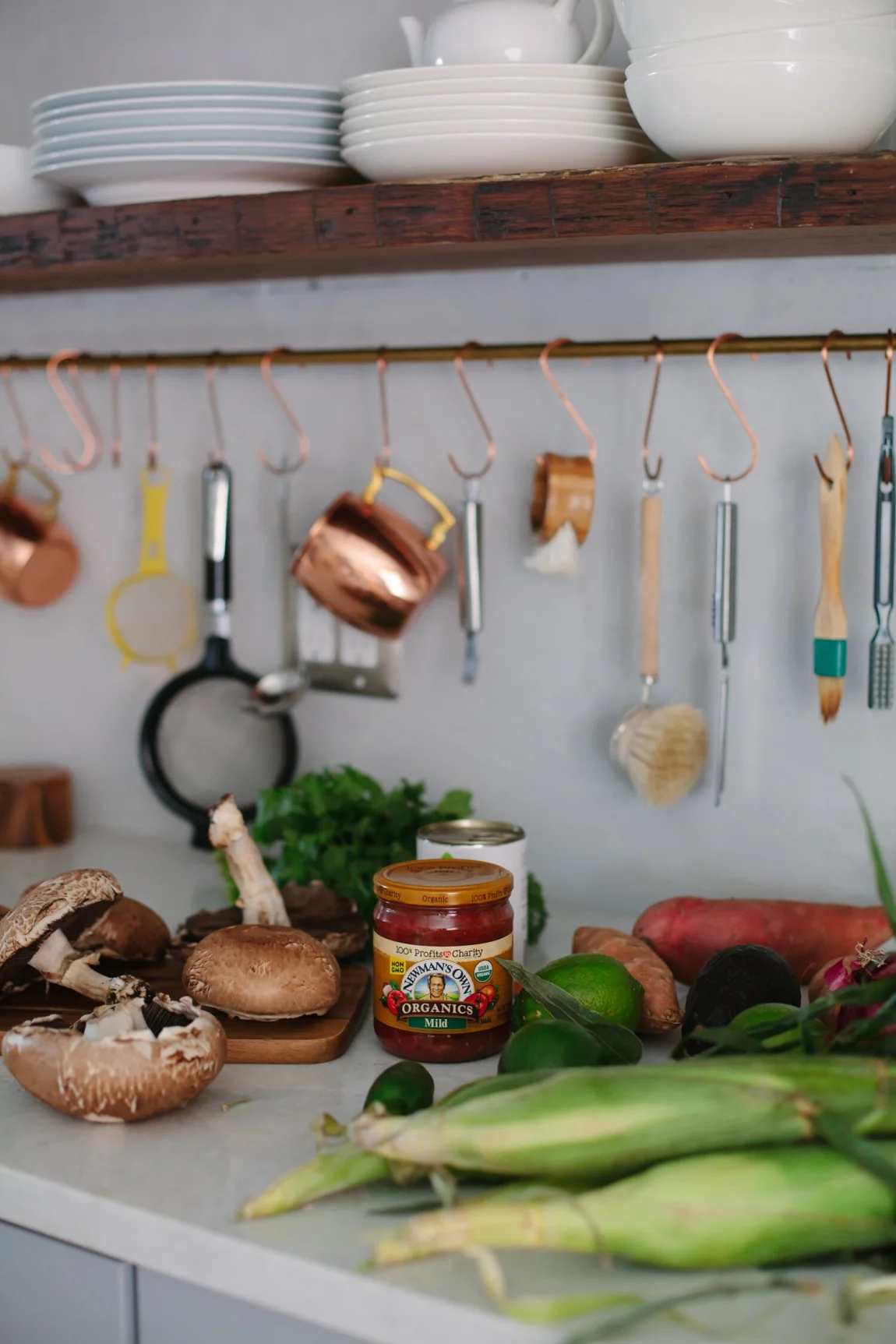 Portobello Nachos - Golubka Kitchen