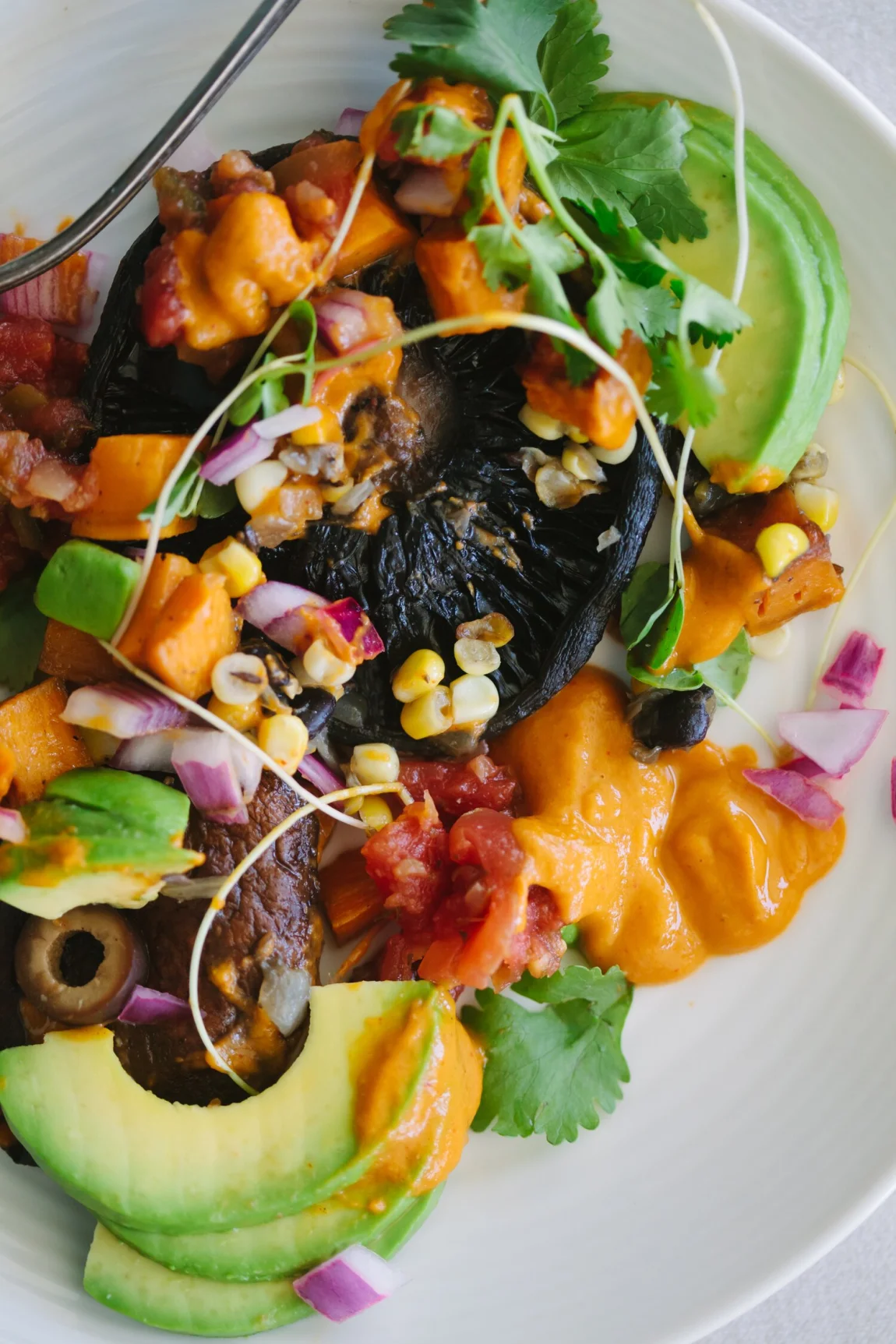 Portobello Nachos - Golubka Kitchen