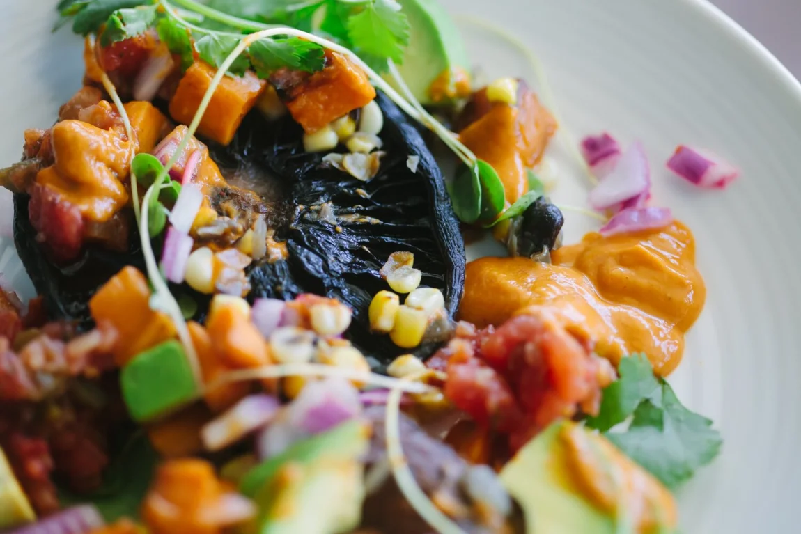 Portobello Nachos - Golubka Kitchen