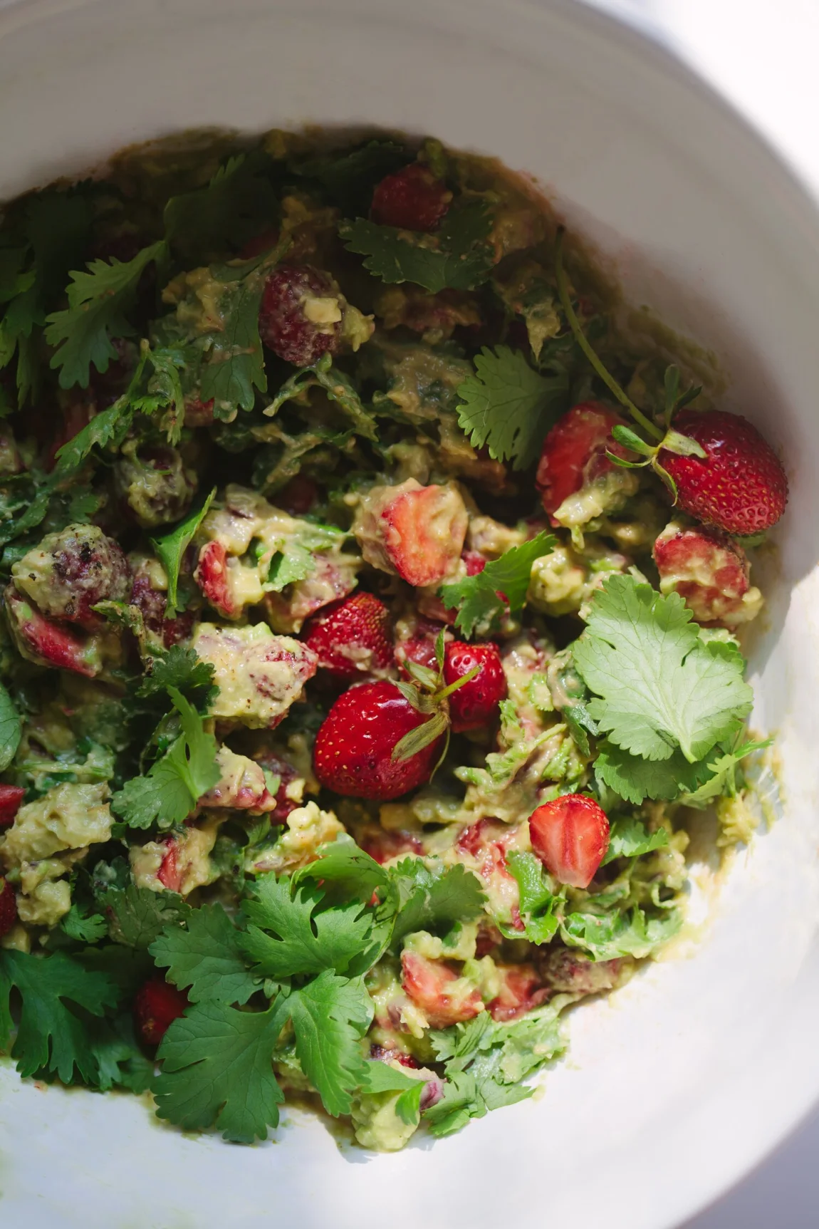 Strawberry Guacamole - Golubka Kitchen