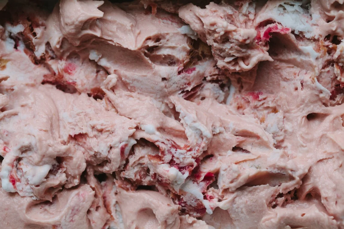 Quick Rhubarb Soft Serve - Golubka Kitchen