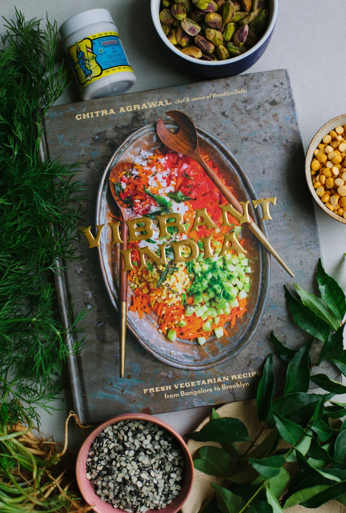 Lime and Dill Rice with Pistachios from Vibrant India - Golubka Kitchen