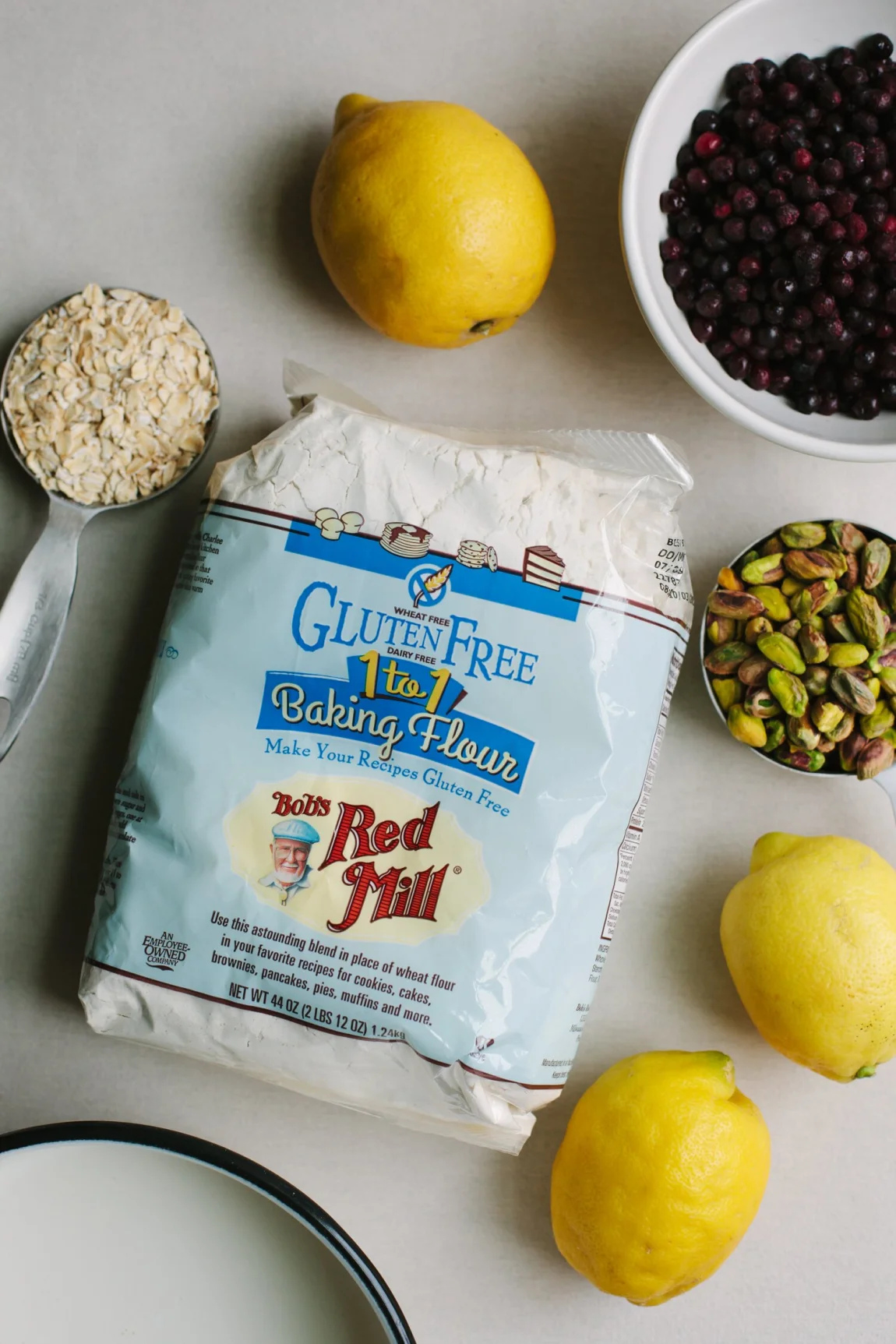 Gluten-Free Blueberry Lemon Scones - Golubka Kitchen