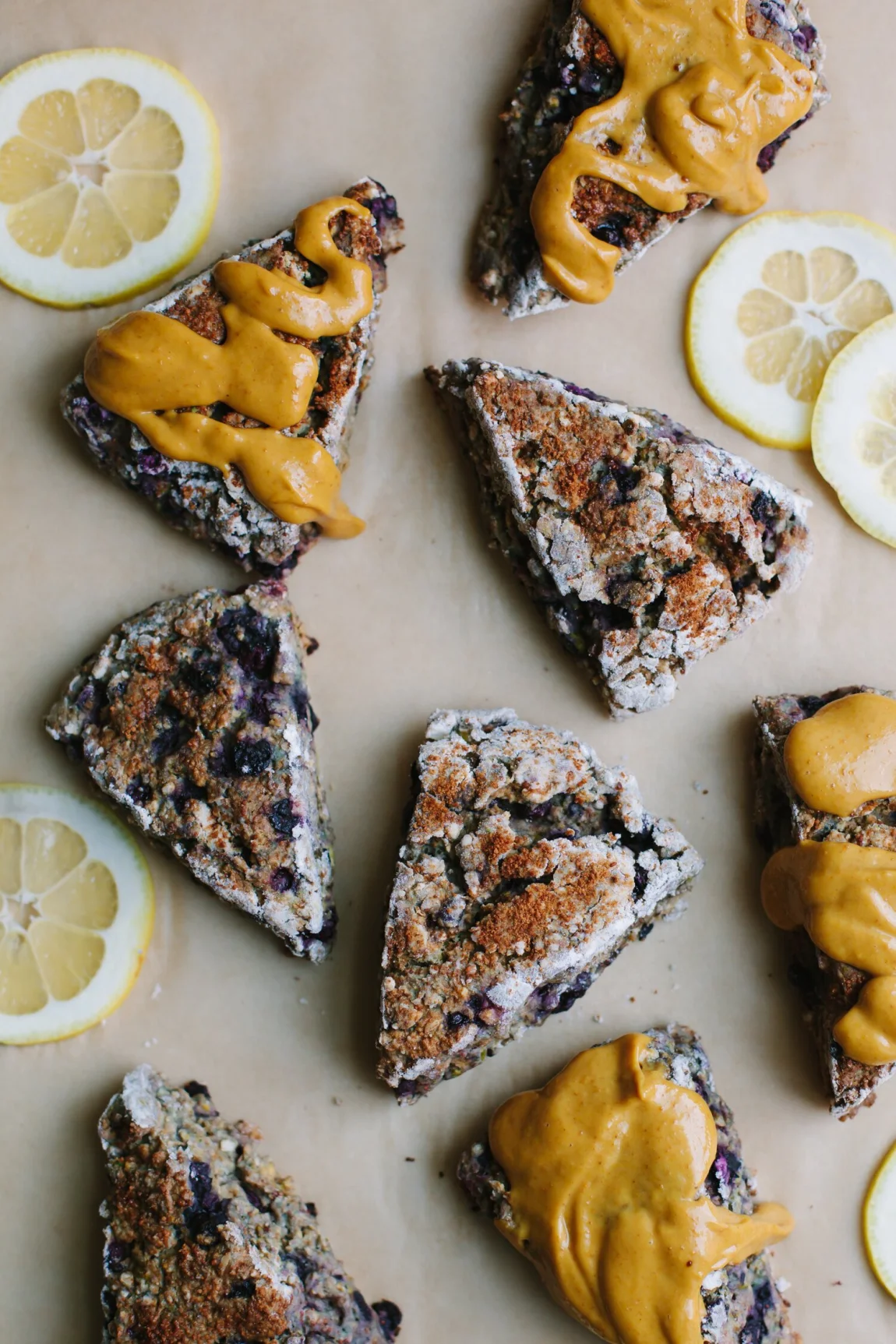 Gluten-Free Blueberry Lemon Scones - Golubka Kitchen