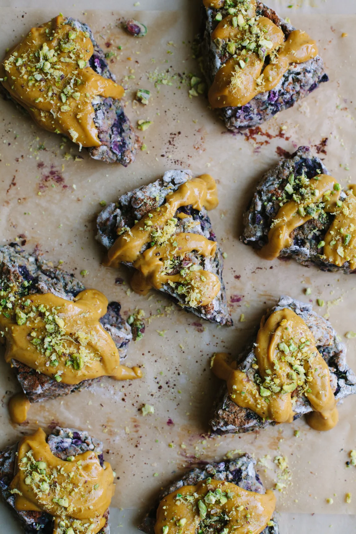 Gluten-Free Blueberry Lemon Scones - Golubka Kitchen