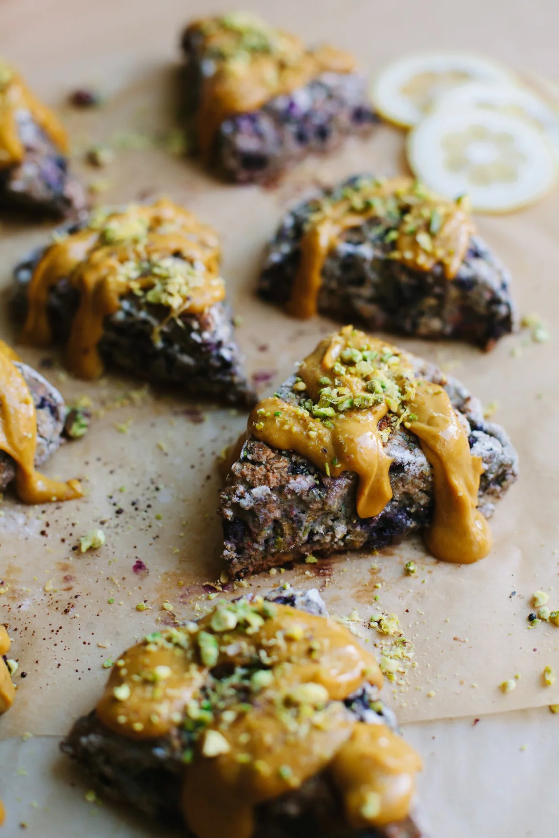 Gluten-Free Blueberry Lemon Scones - Golubka Kitchen