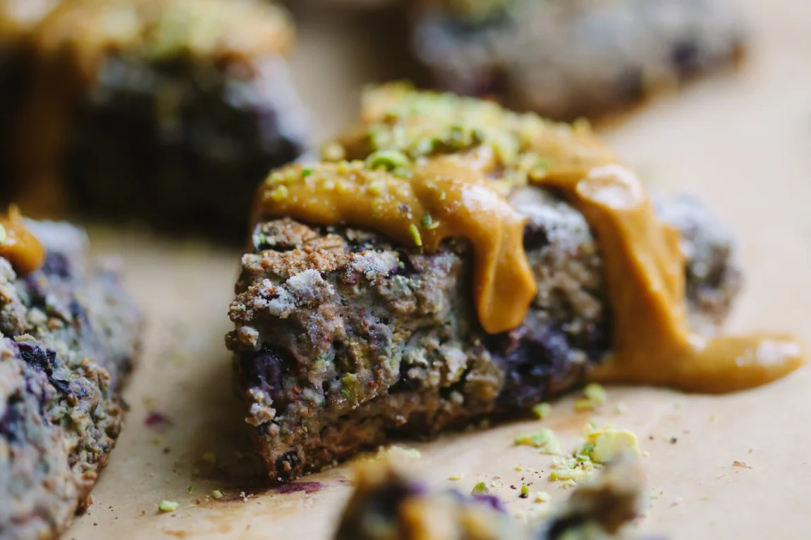 Gluten-Free Blueberry Lemon Scones - Golubka Kitchen