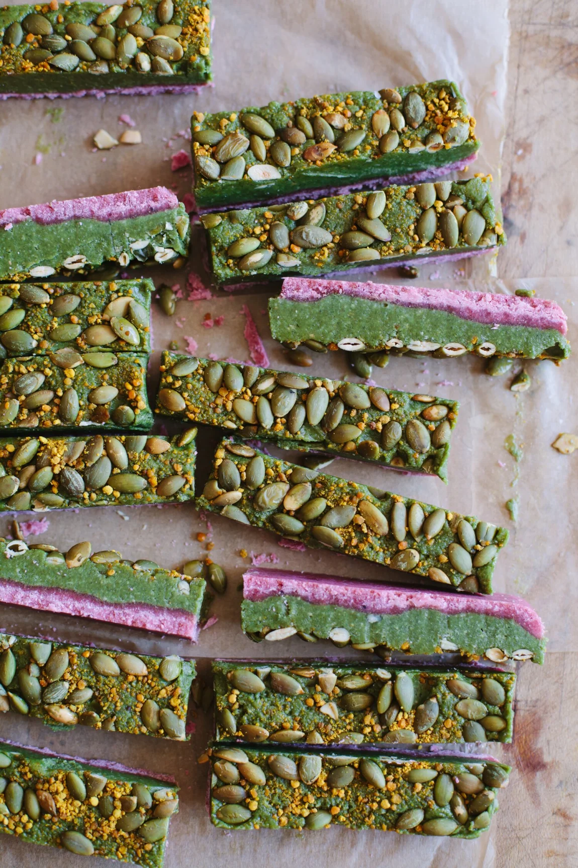 Pumpkinseed Caramel 'Twix' Bars - Golubka Kitchen