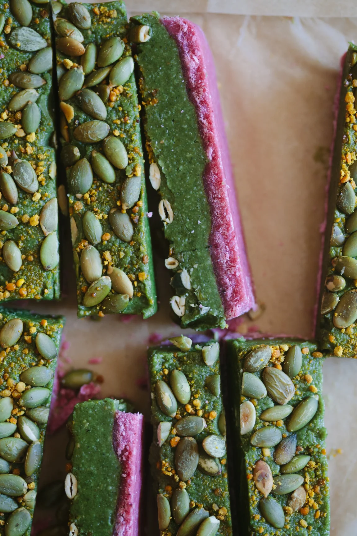 Pumpkinseed Caramel 'Twix' Bars - Golubka Kitchen