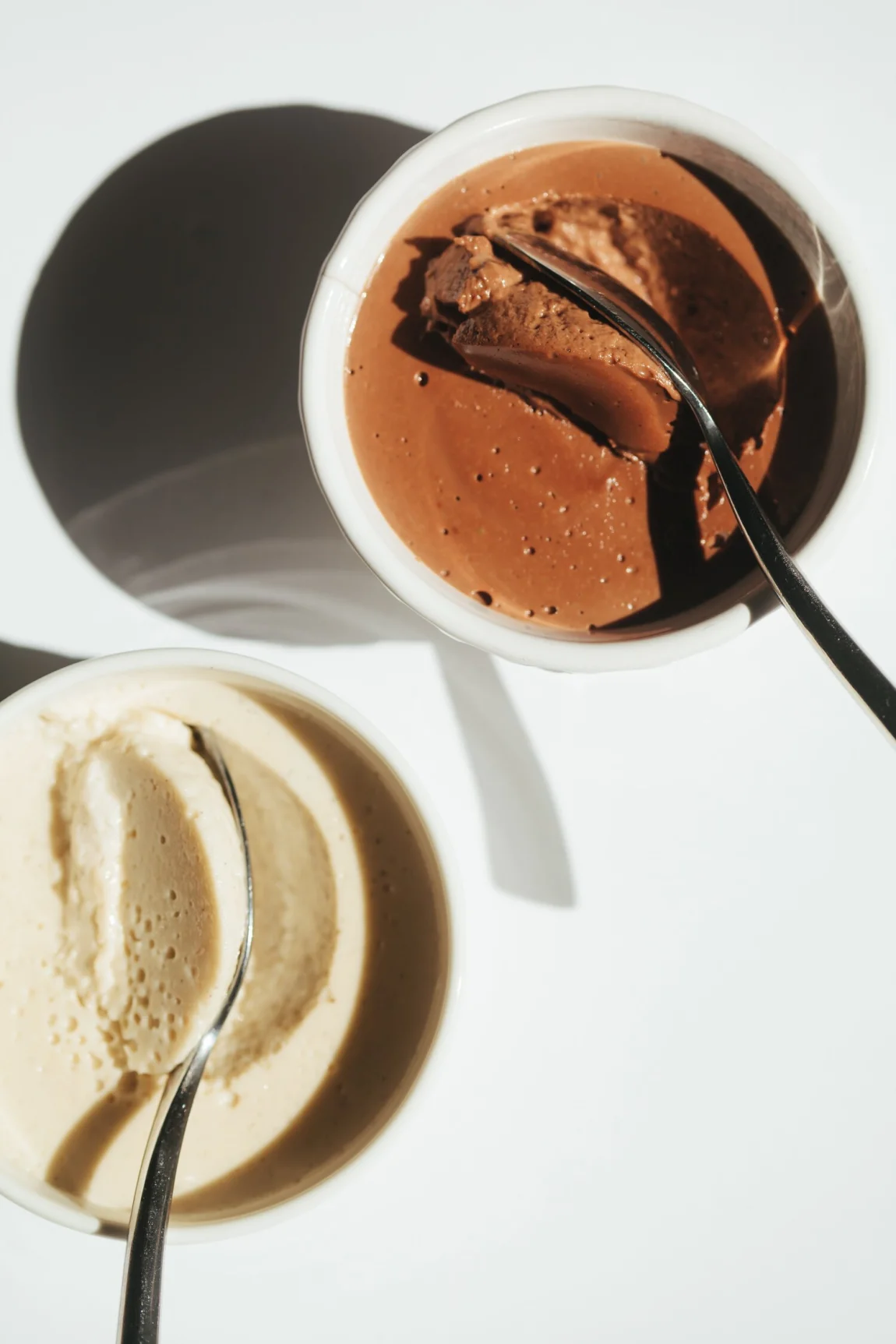 Black and White Chocolate Pudding - Golubka Kitchen