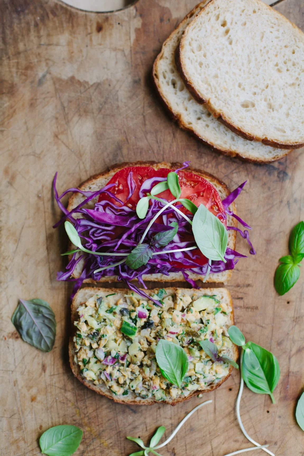 Summery White Bean 'Tuna' Sandwich - Golubka Kitchen