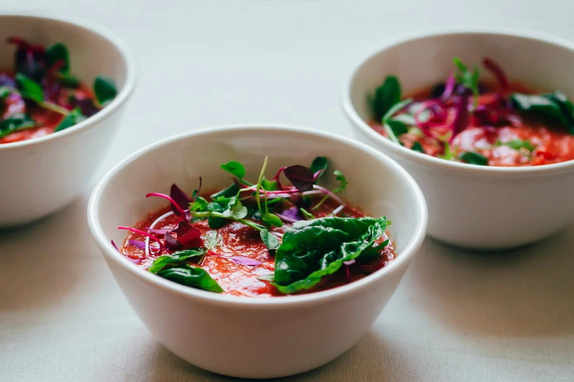 Red Lentil Gazpacho - Golubka Kitchen