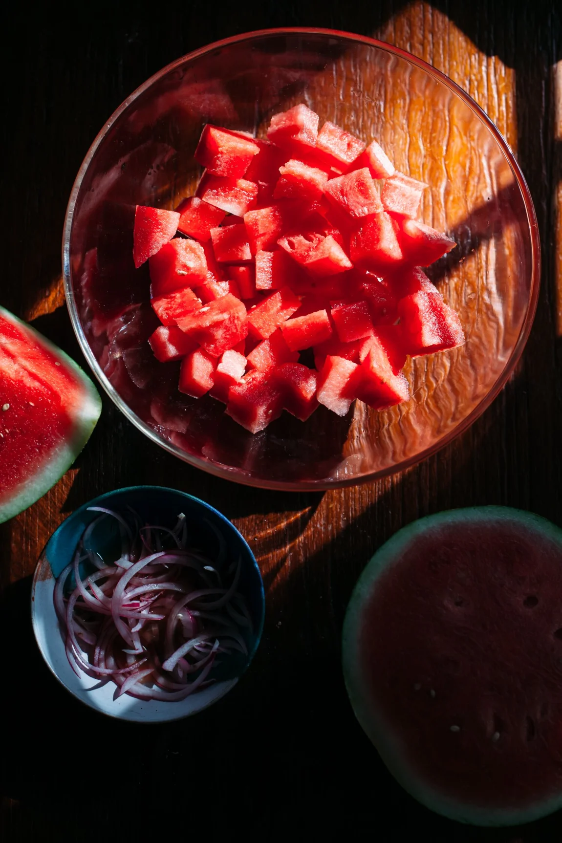 Watermelon Panzanella - Golubka Kitchen