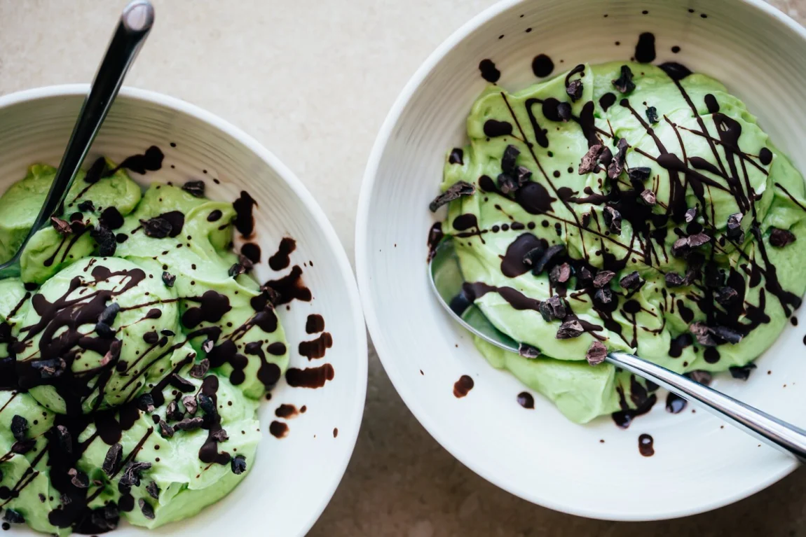 Avocado Soft Serve - Golubka Kitchen