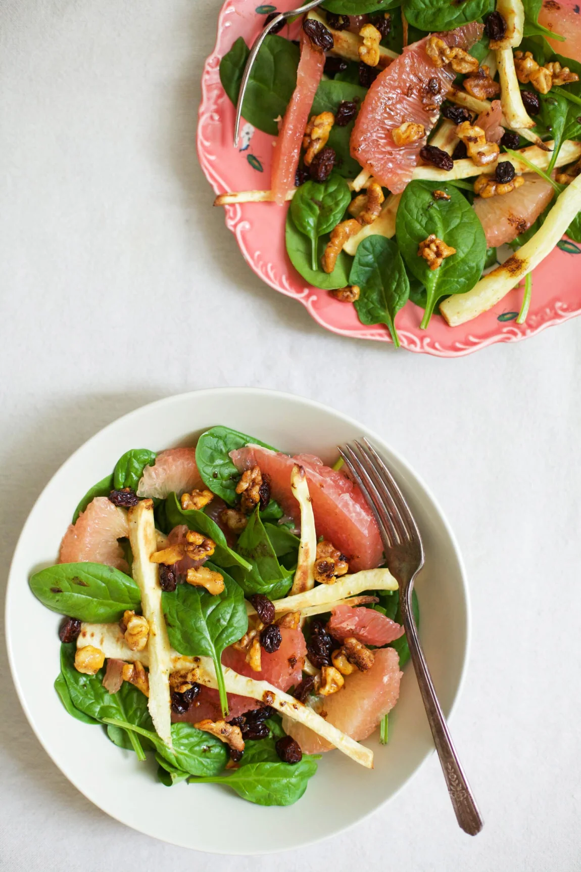 Roasted Parsnip and Pomelo Salad - Golubka Kitchen