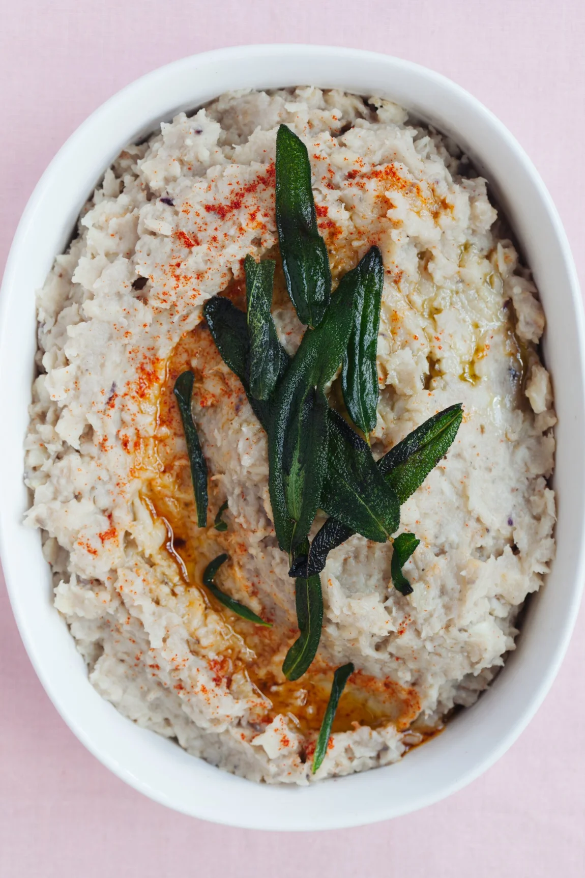 Celeriac Parsnip Mash with Crispy Sage - Golubka Kitchen