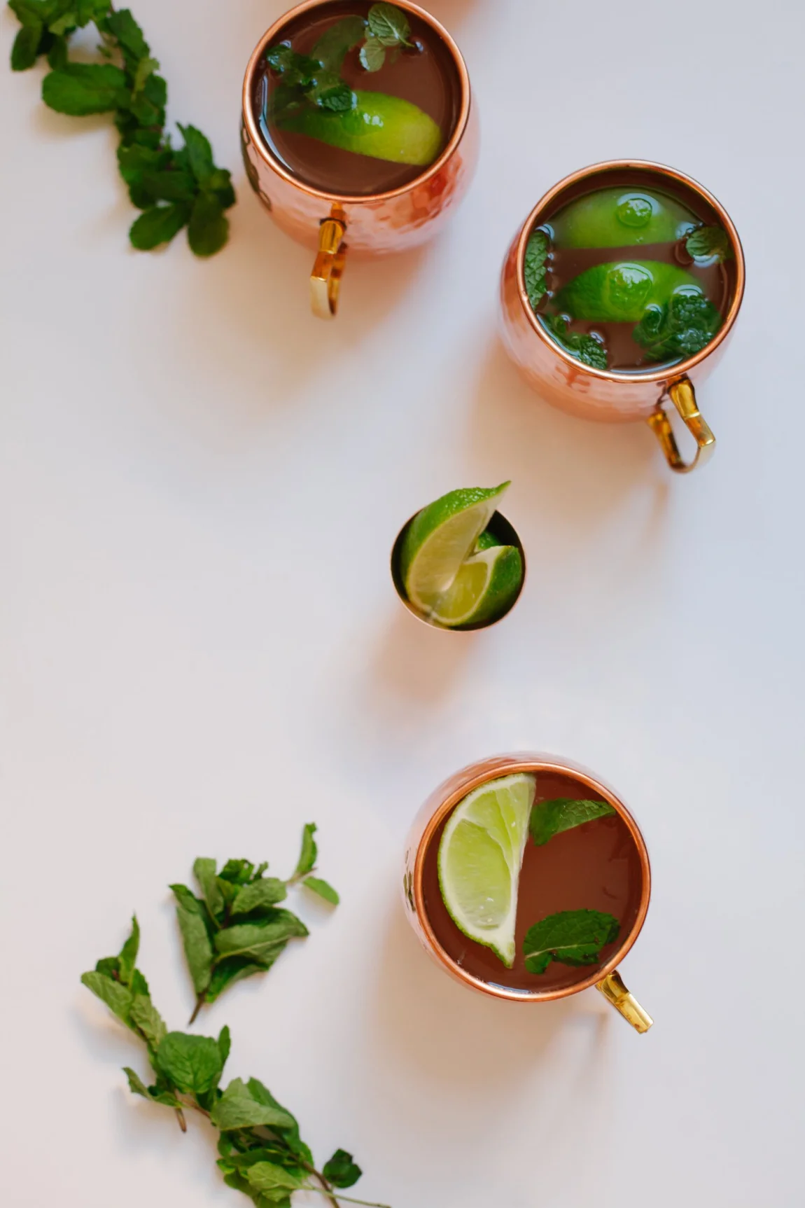 Spiced Kombucha Moscow Mules - Golubka Kitchen