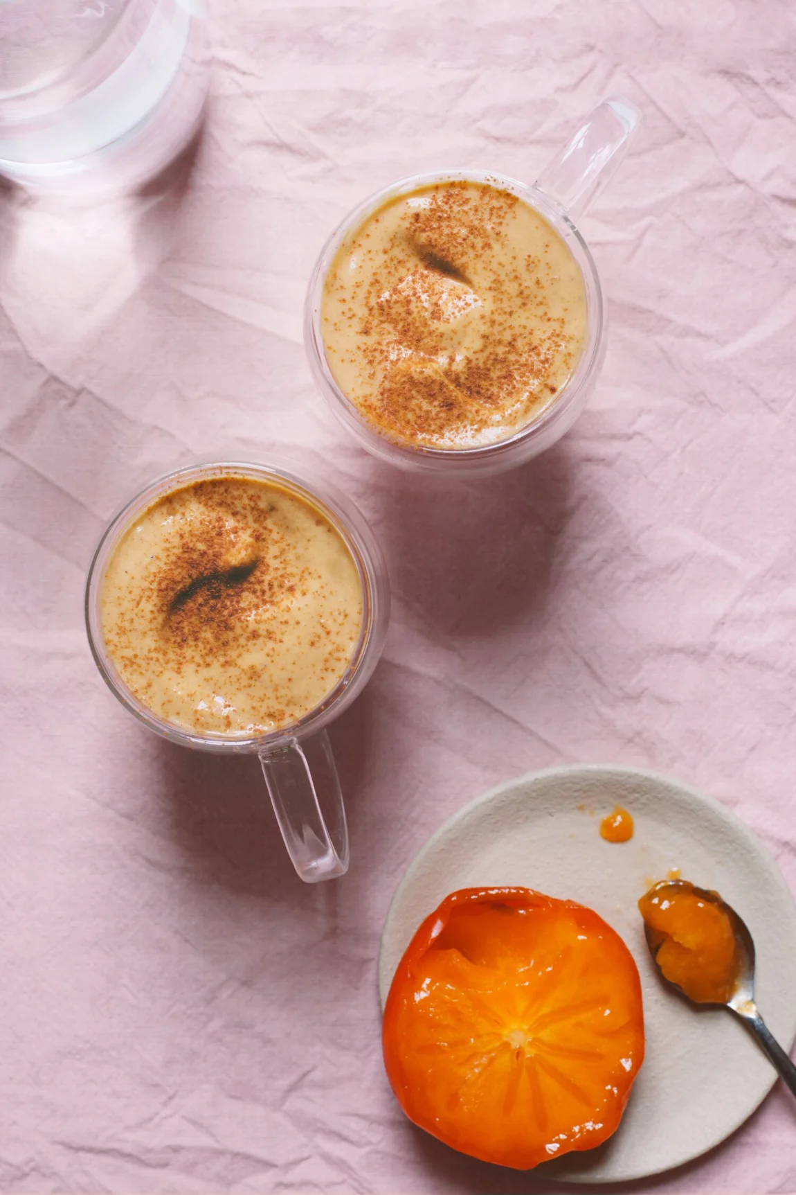 Quick Persimmon Eggnog - Golubka Kitchen