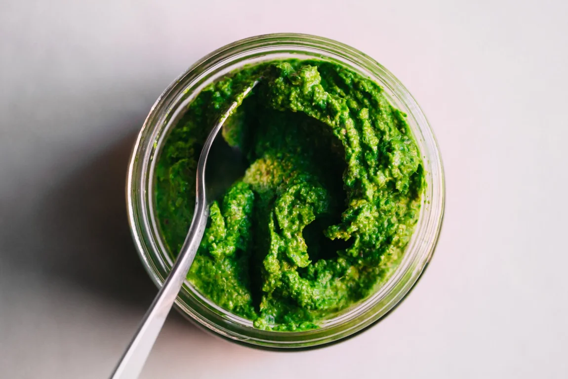 Sweet Potato Galette with Magic Green Sauce - Golubka Kitchen