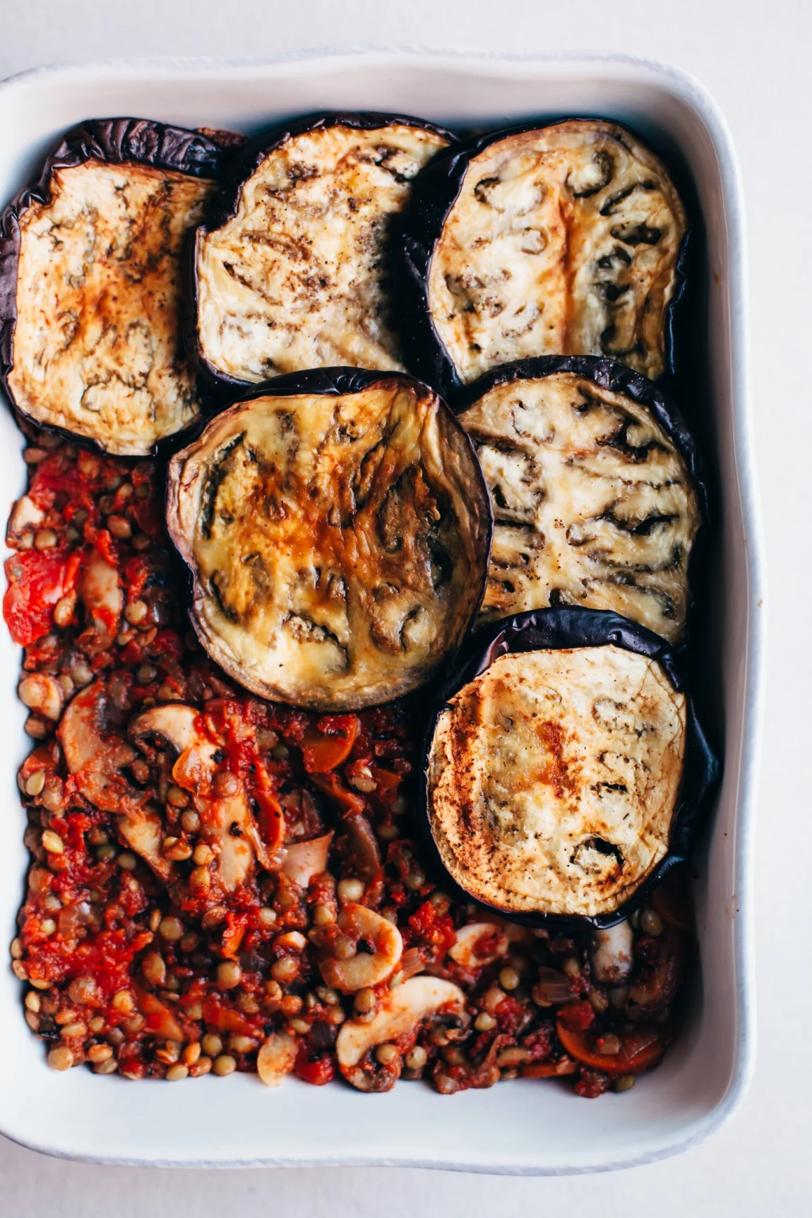Vegan Lentil Moussaka - Golubka Kitchen