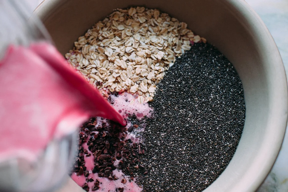 Coconut Beet Overnight Oats - Golubka Kitchen