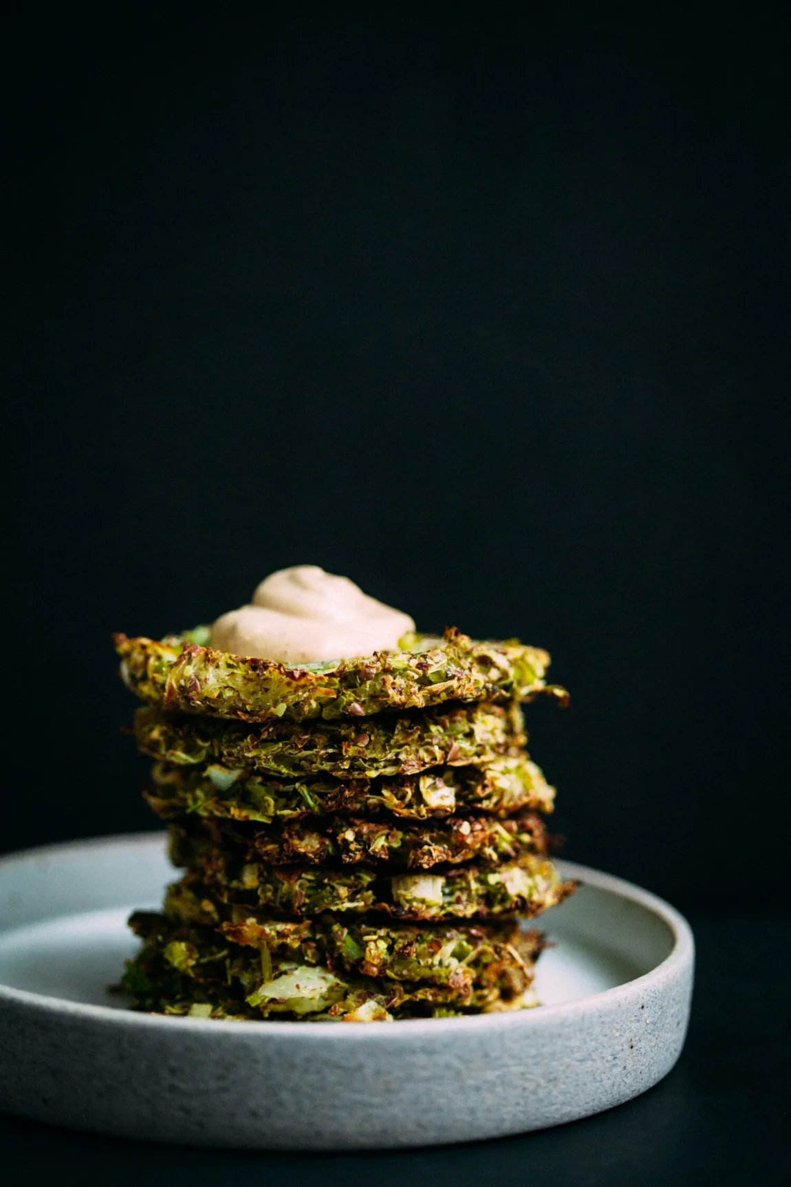 Less Waste: Oven-Baked Broccoli Stem Latkes - Golubka Kitchen