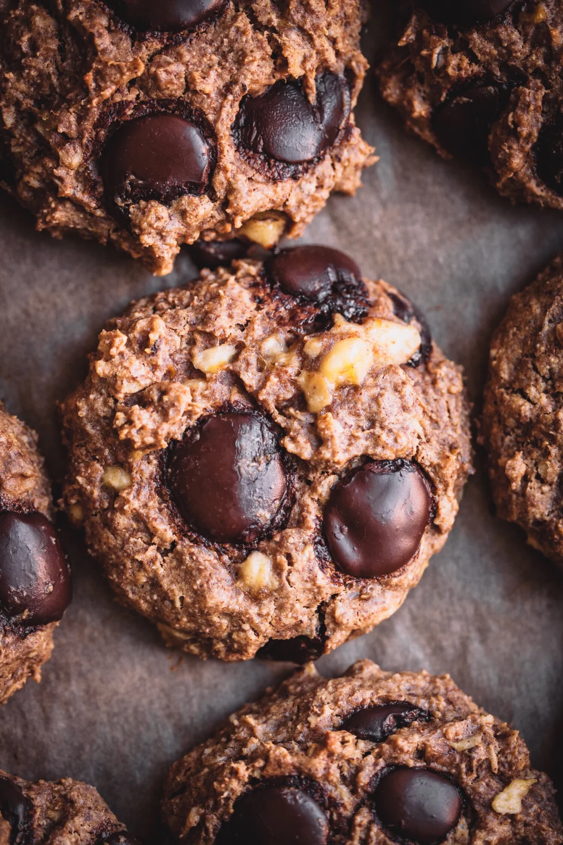 Chunky Monkey Cookies, Vegan and Gluten-Free - Golubka Kitchen